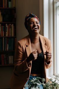 Justine Nantale. Contatto. Photographed by Elena Cristofanon
